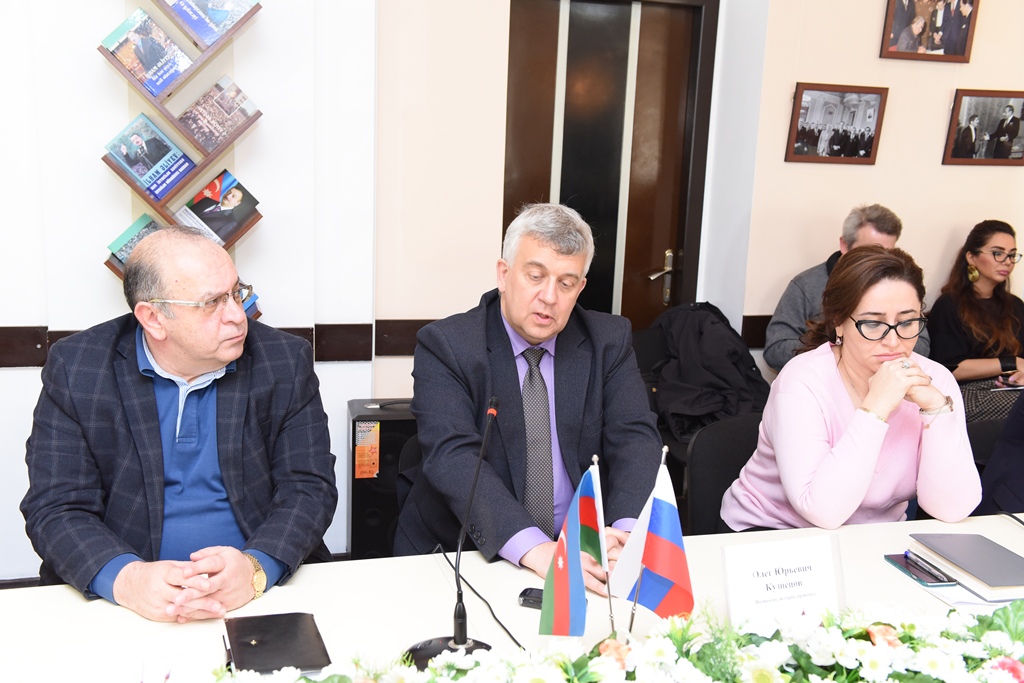 Russian Political Scientist Oleg Kuznetsov Visited Azerbaijan University of Languages (AUL)