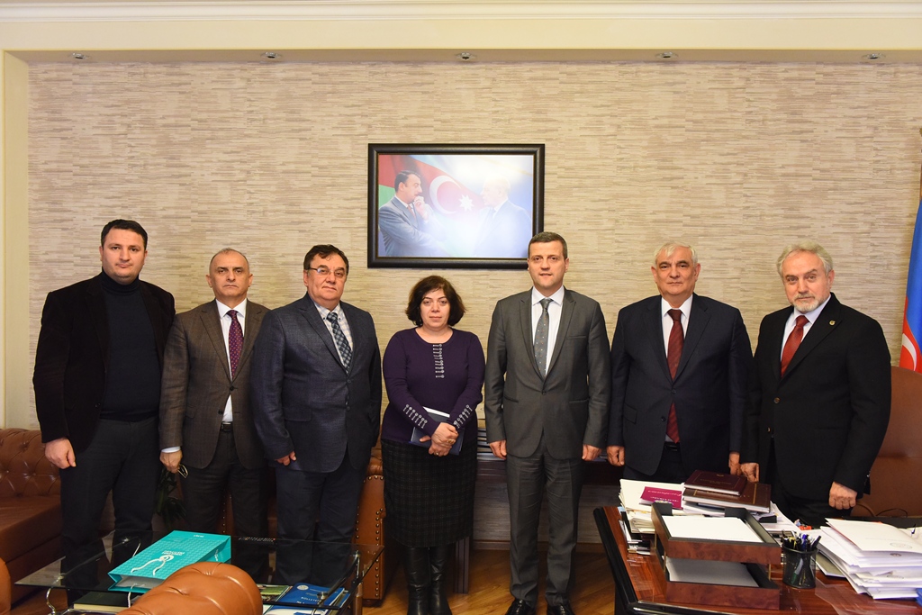 Rector of Azerbaijan University of Languages Met Metin Yildiz, Founder Rector of International Turkic-Kazakh University named after Khoja Ahmad Yasavi