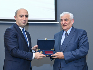 Kamal Abdulla was awarded with Jubilee medal ''100th anniversary of Heydar Aliyev (1923-2023)''