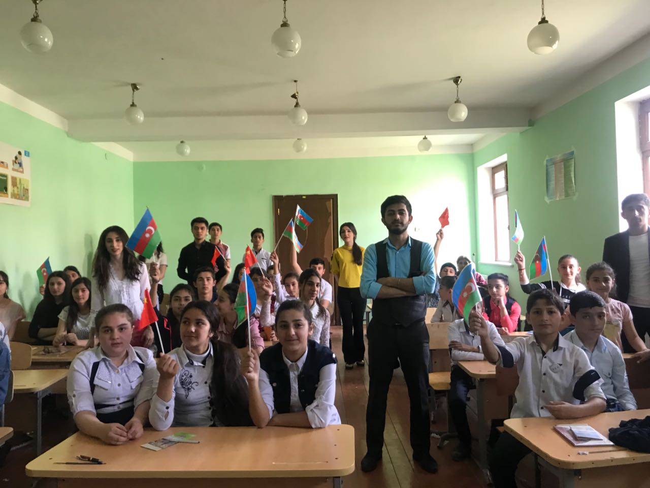 Azerbaijan University of Languages Students Organized an Intellectual Game at Khojavend School