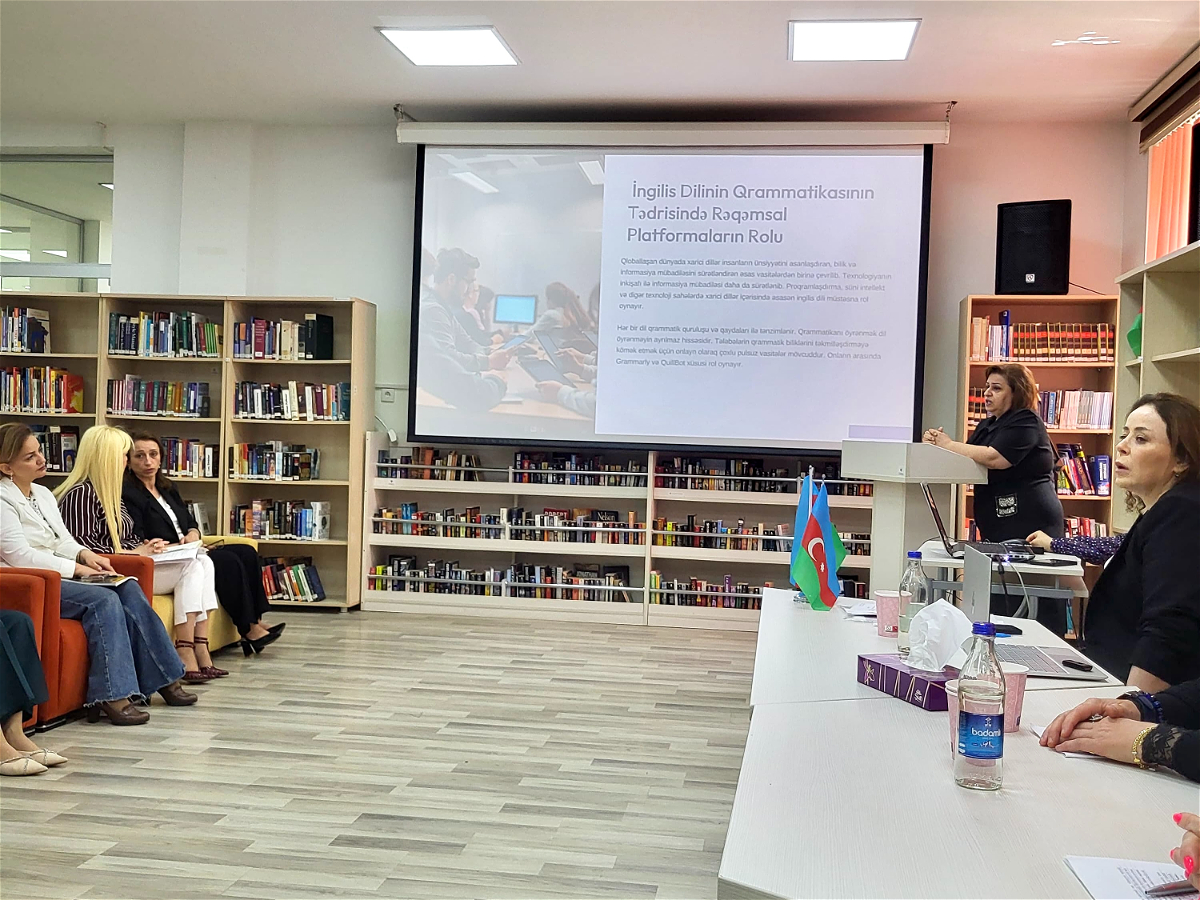 “Qrammatikanın tədrisində süni intellektin rolu” mövzusunda elmi-praktik seminar keçirilib