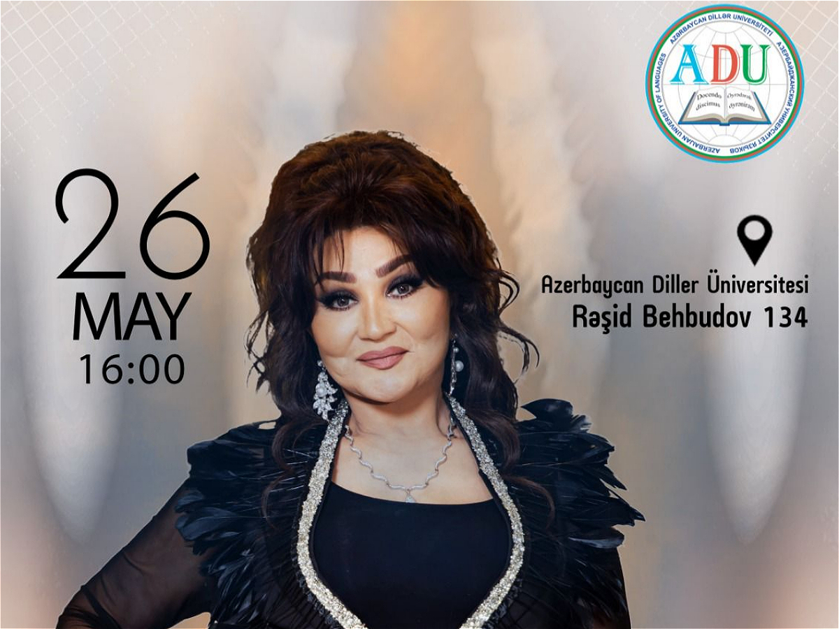 A meeting with People's Artist Nazperi Dostaliyeva will be held at the Azerbaijan University of Languages will be held at AUL