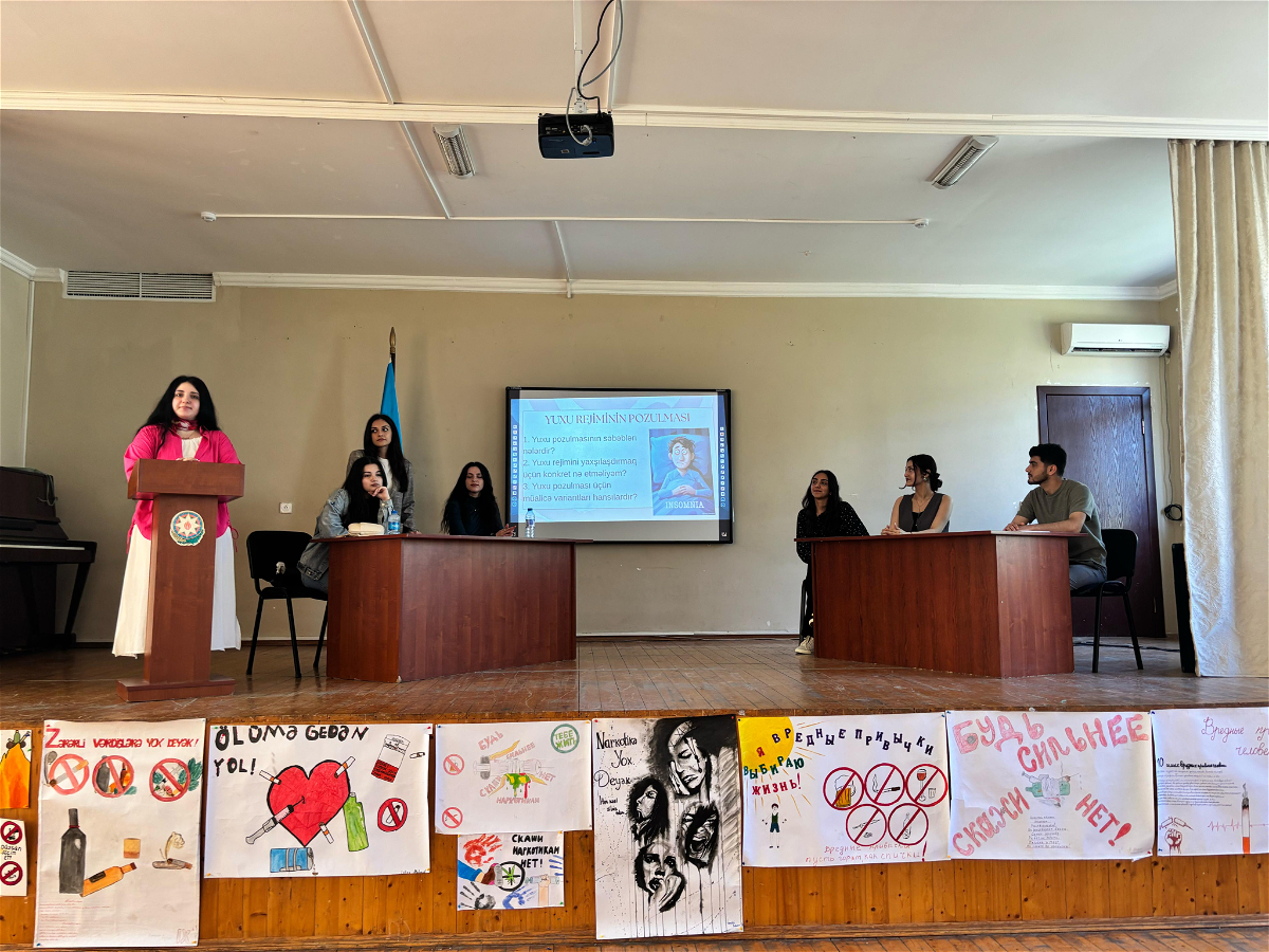 “Zərərdən uzaq, sağlamlığa yaxın ol!” adlı maarifləndirici tədbir keçirilib   