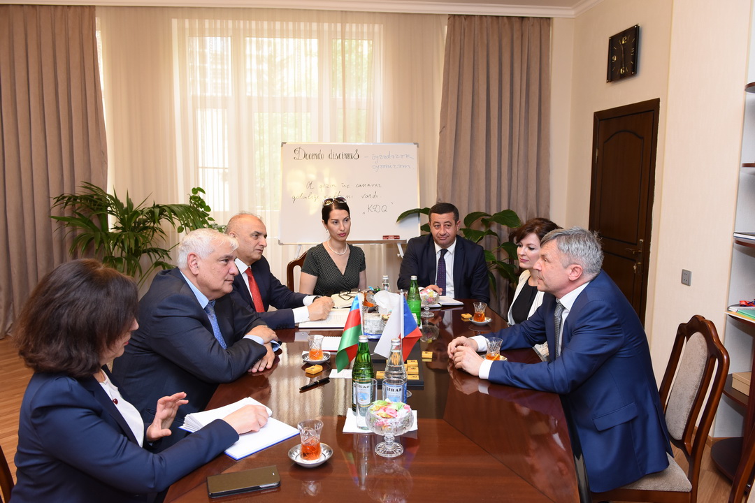 Political, Cultural and Press Agenda of the Embassy of the Czech Republic in Baku Mr. Petr Vagner paid a visit to AUL