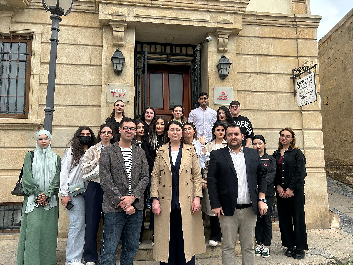 Students of the Azerbaijan University of Languages (AUL) underwent industrial practice at the Press Council