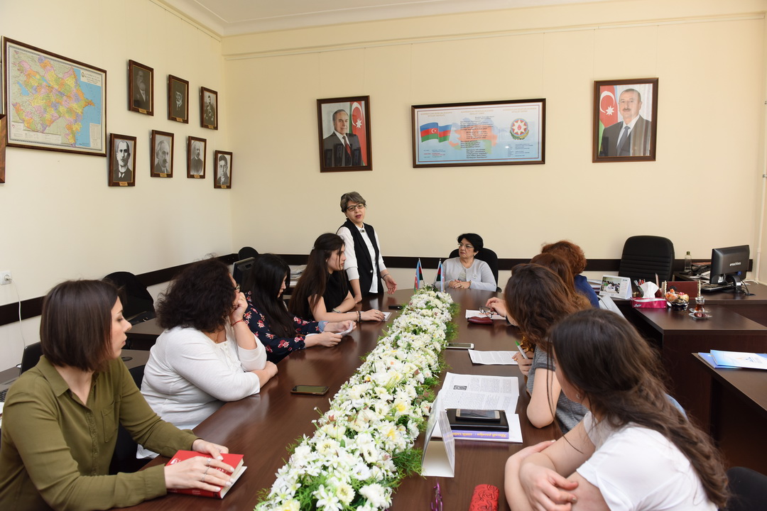 A round table discussion on the topic “The establishment and activity of the Azerbaijan Democratic Republic” was held at Azerbaijan University of Languages