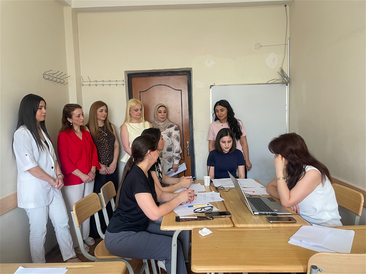 ADU-da Kommunikativ fonetika fənni üzrə ilk hibrid imtahan keçirilib