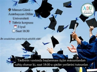 ADU-da Məzun Günü qeyd olunacaq