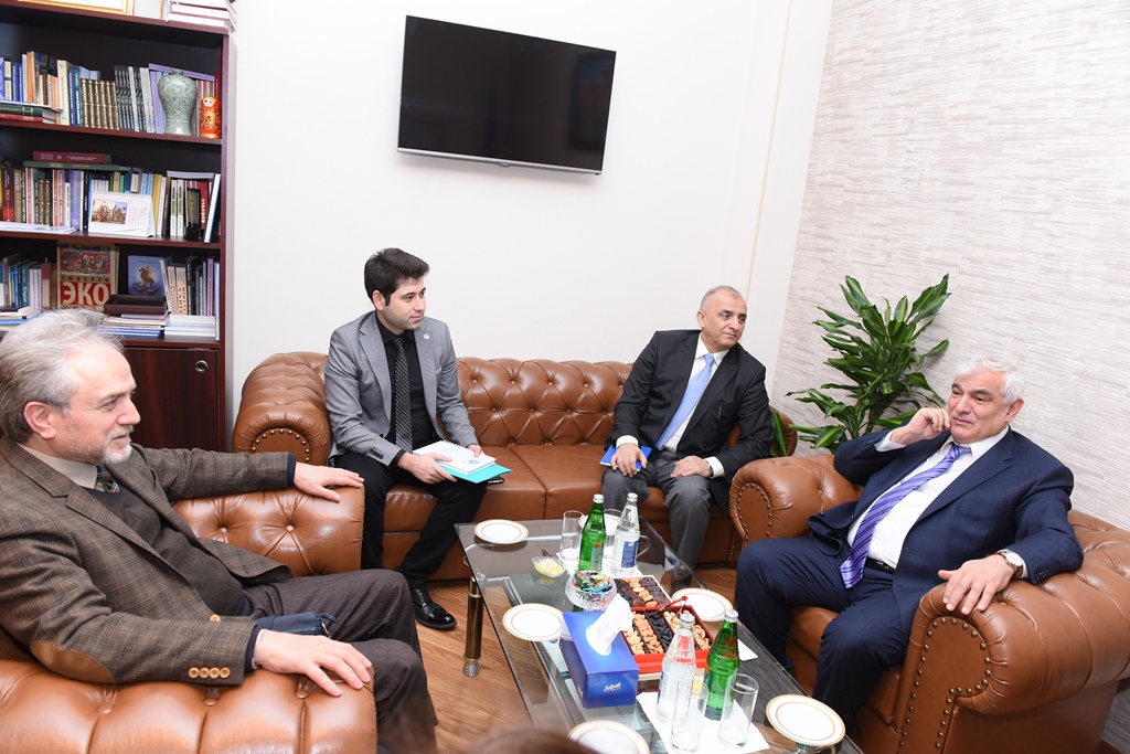 Rector of Azerbaijan University of Languages Kamal Abdulla met Jihan Ozdemir