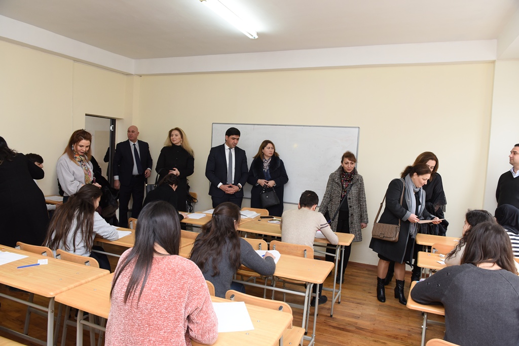 Parents Observed the Exam Process at Azerbaijan University of Languages ​​(AUL)