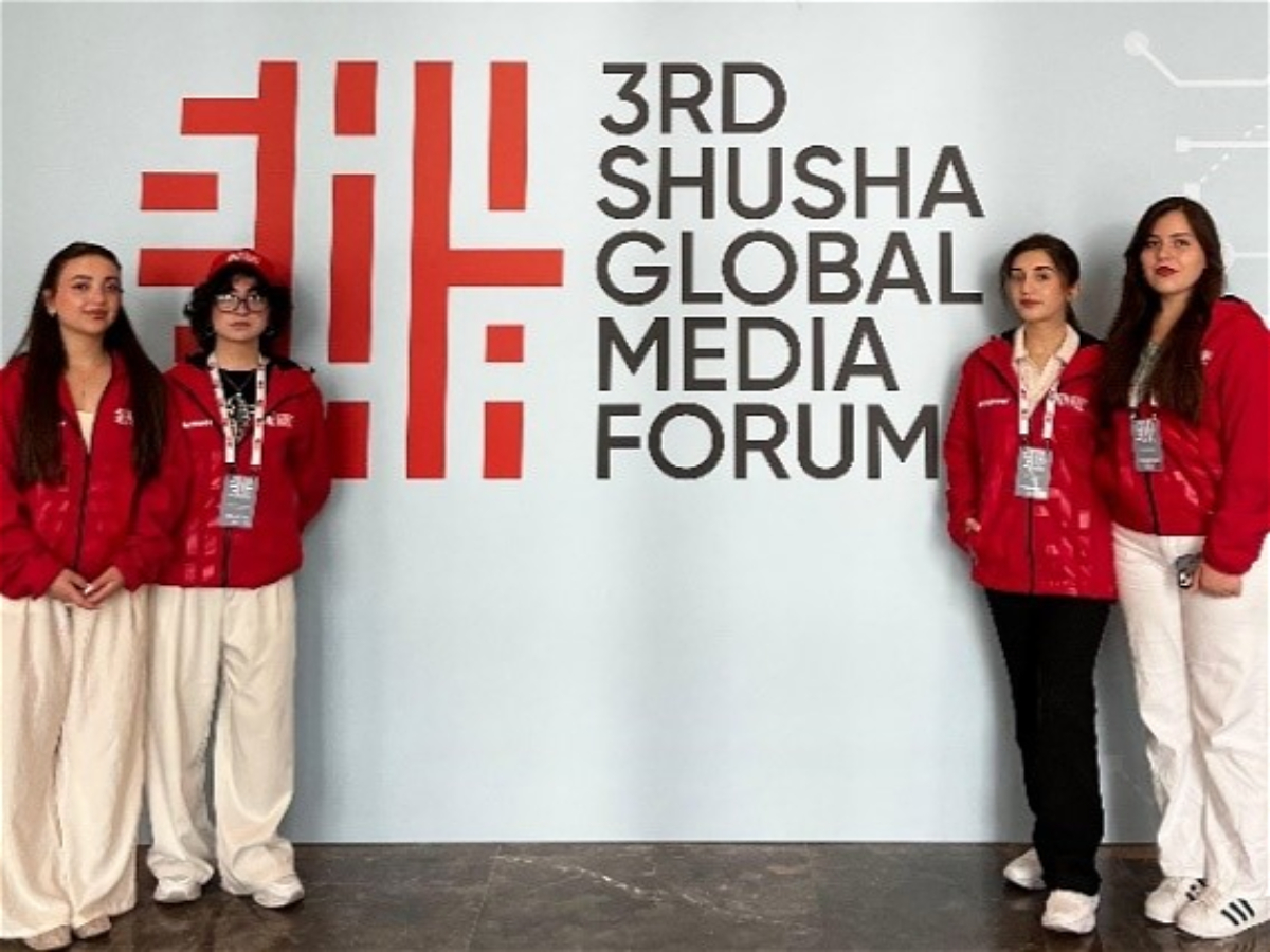 Jurnalistlərin səsi, könüllülərin zəhməti: ADU gənclərinin 3-cü Şuşa Qlobal Media Forumundakı rolu 