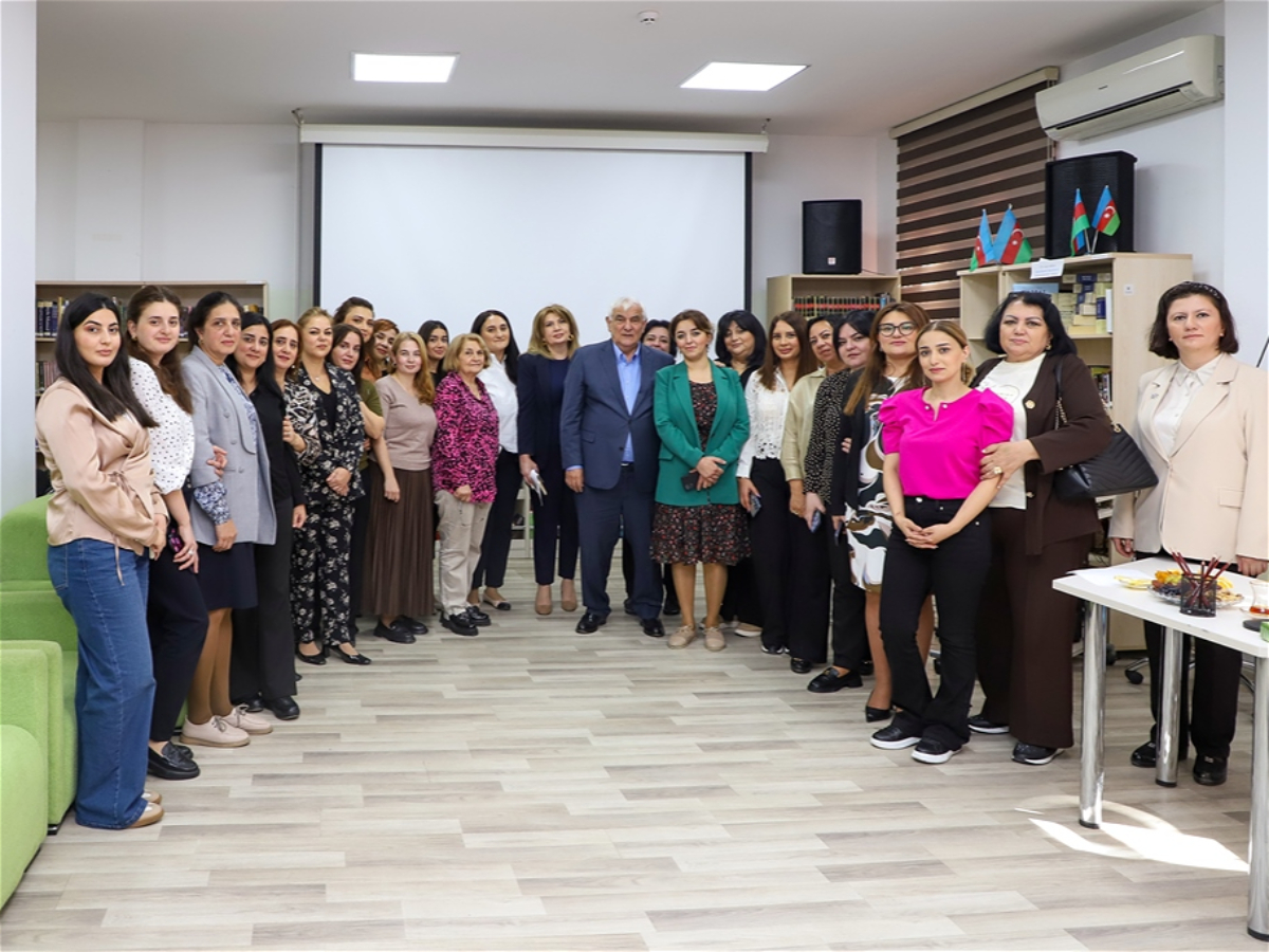 ADU-nun rektoru kafedra əməkdaşları ilə görüş keçirib