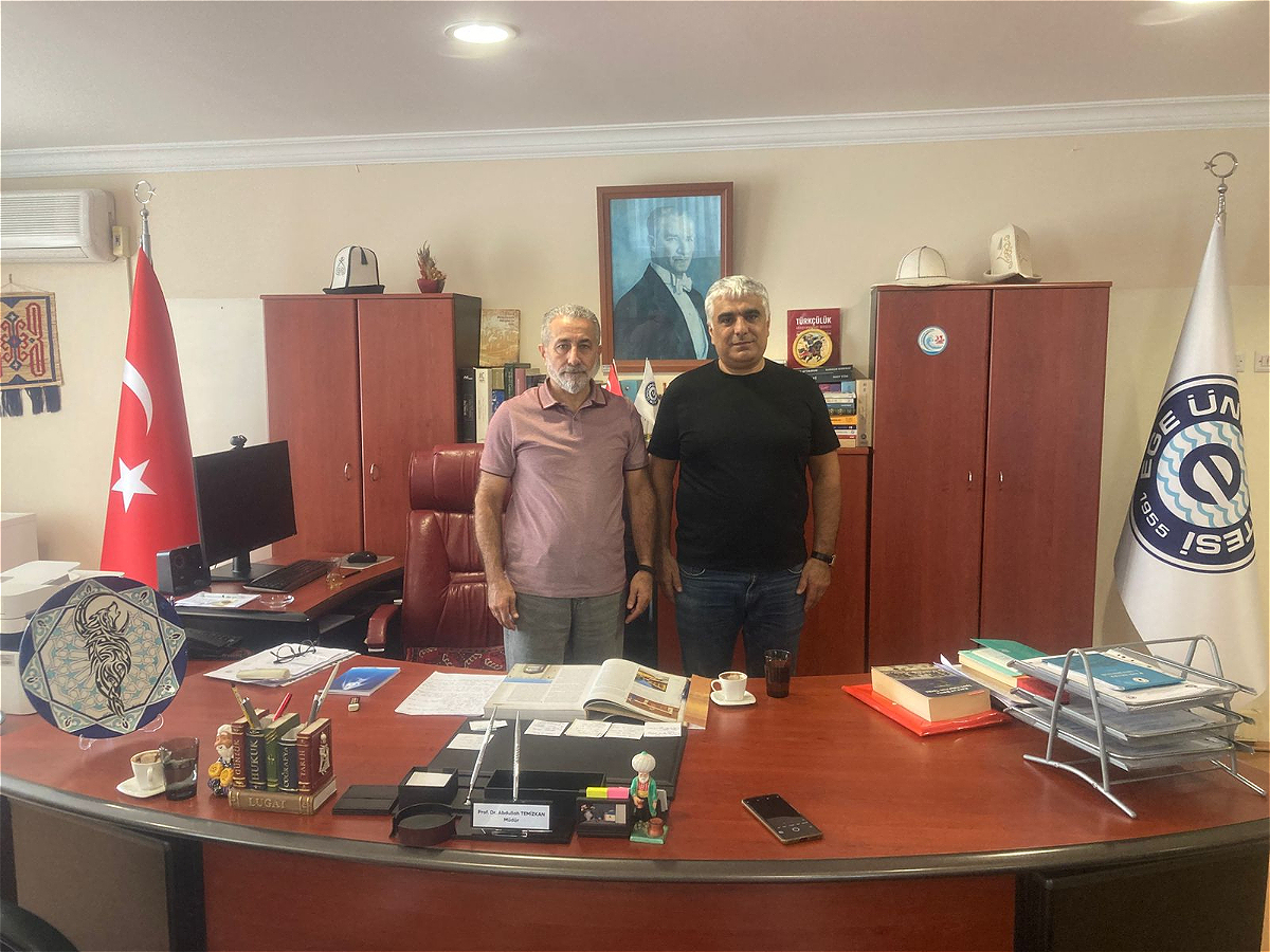 Встреча представителей Азербайджанского университета языков (АУЯ) и Эгейского университета