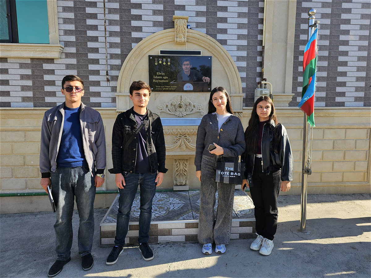 AUL students visit the home museum of martyr and alumnus Elvin Bayramov