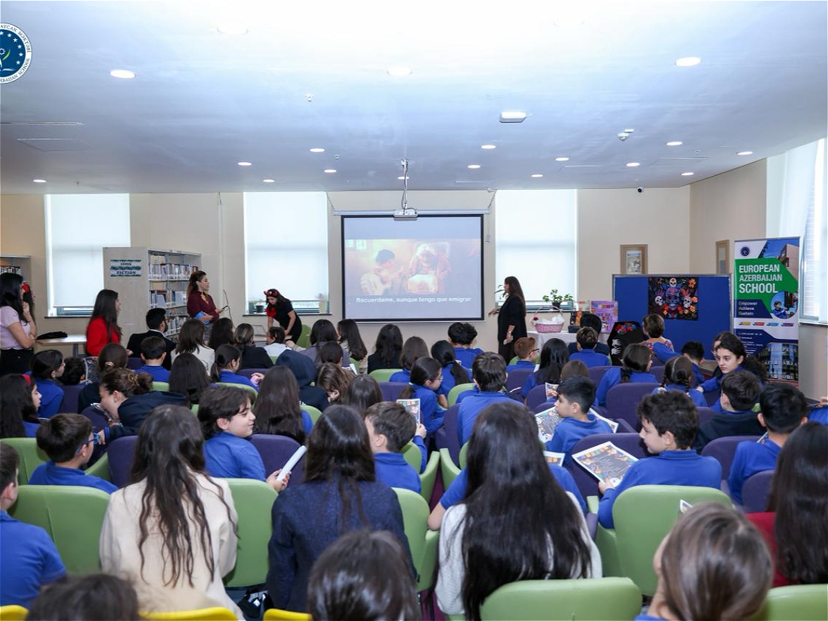 AUL students celebrated the “Day of the Dead” at the European Azerbaijan School