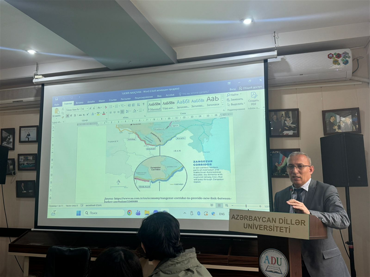 Zəngəzur dəhlizi və Naxçıvan: Regional əməkdaşlıq və geosiyasi prespektivlər” adlı dəyirmi masa keçirilib