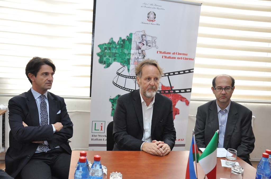 The Italian film director visited AUL