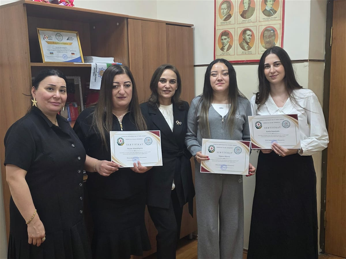 ADU əməkdaşının təşəbbüsü ilə Xüsusi İnternat məktəbində təlim keçirilib.