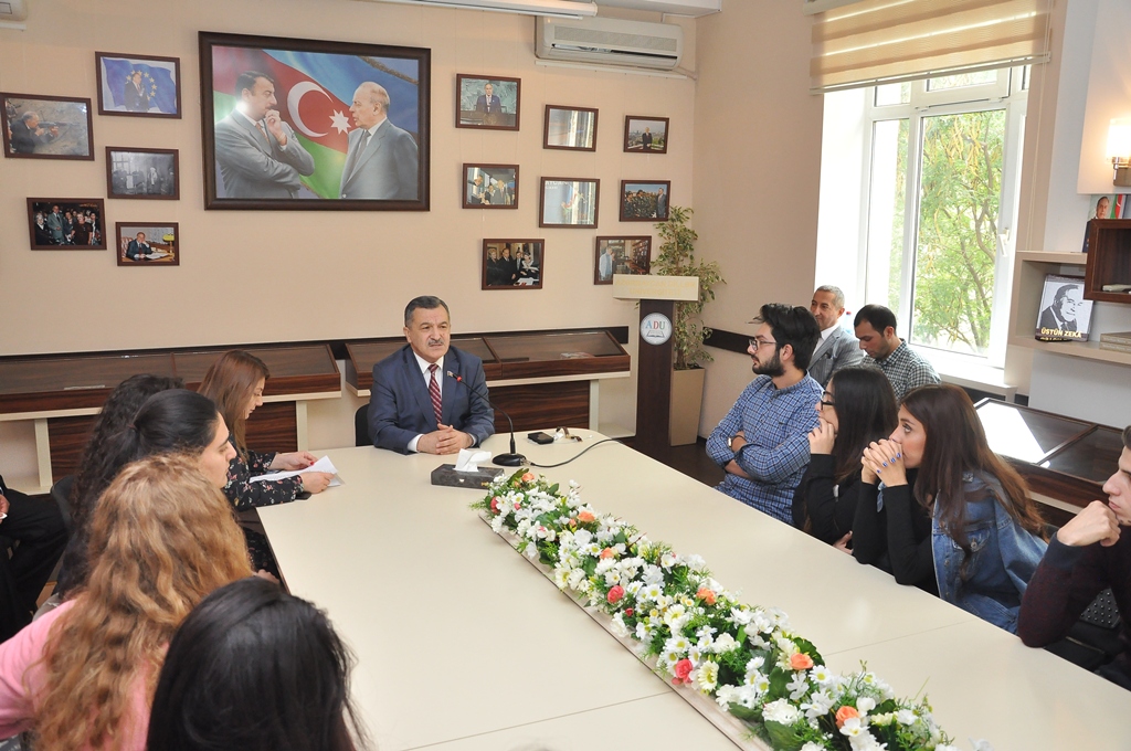 MP Aydin Mirzazadeh delivered a lecture to AUL students
