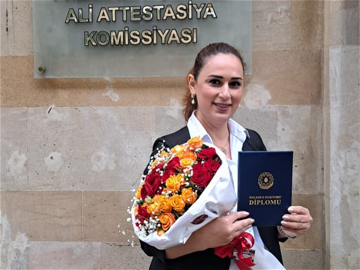Jamila Agamalıyeva awarded the degree of Doctor of Philosophy