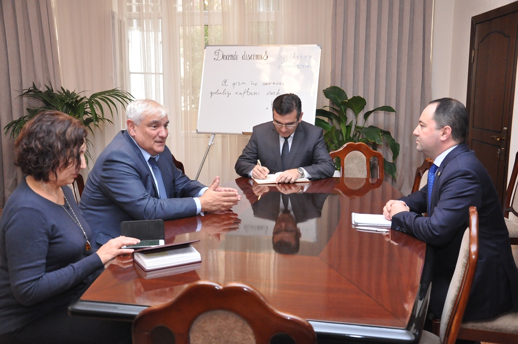 Rector of AUL Kamal Abdulla met with Romanian ambassador