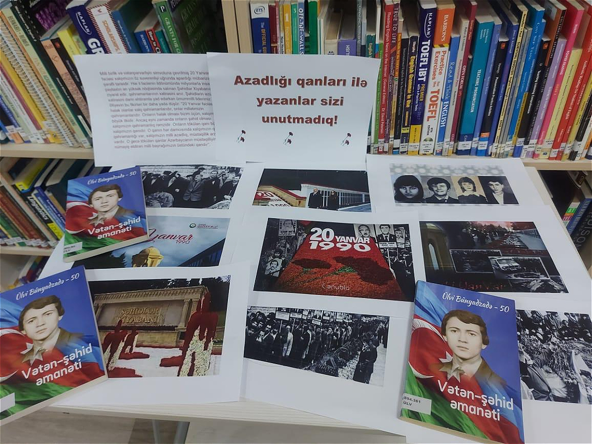A book exhibition commemorating the martyrs of 20 January was held at AUL