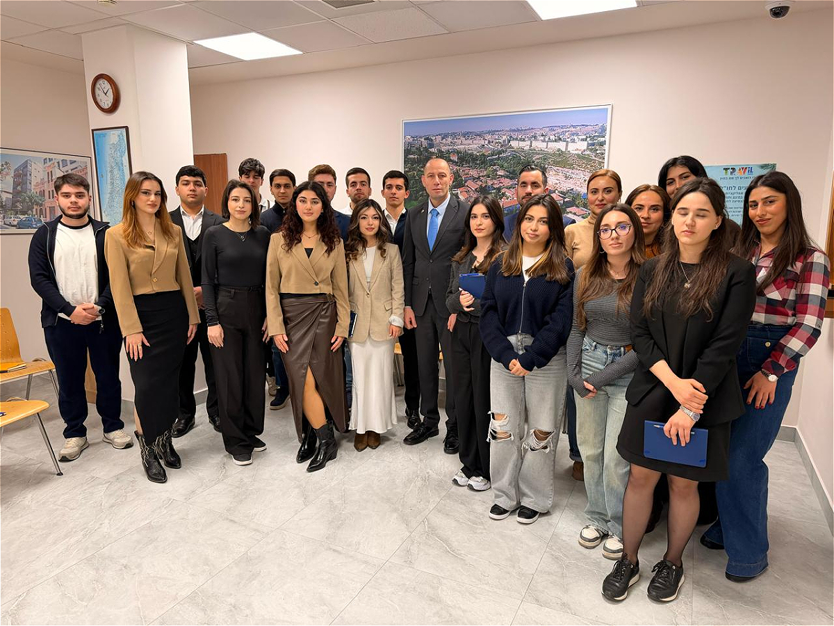 Students majoring in Israel Studies at AUL visited the Embassy of Israel in Azerbaijan