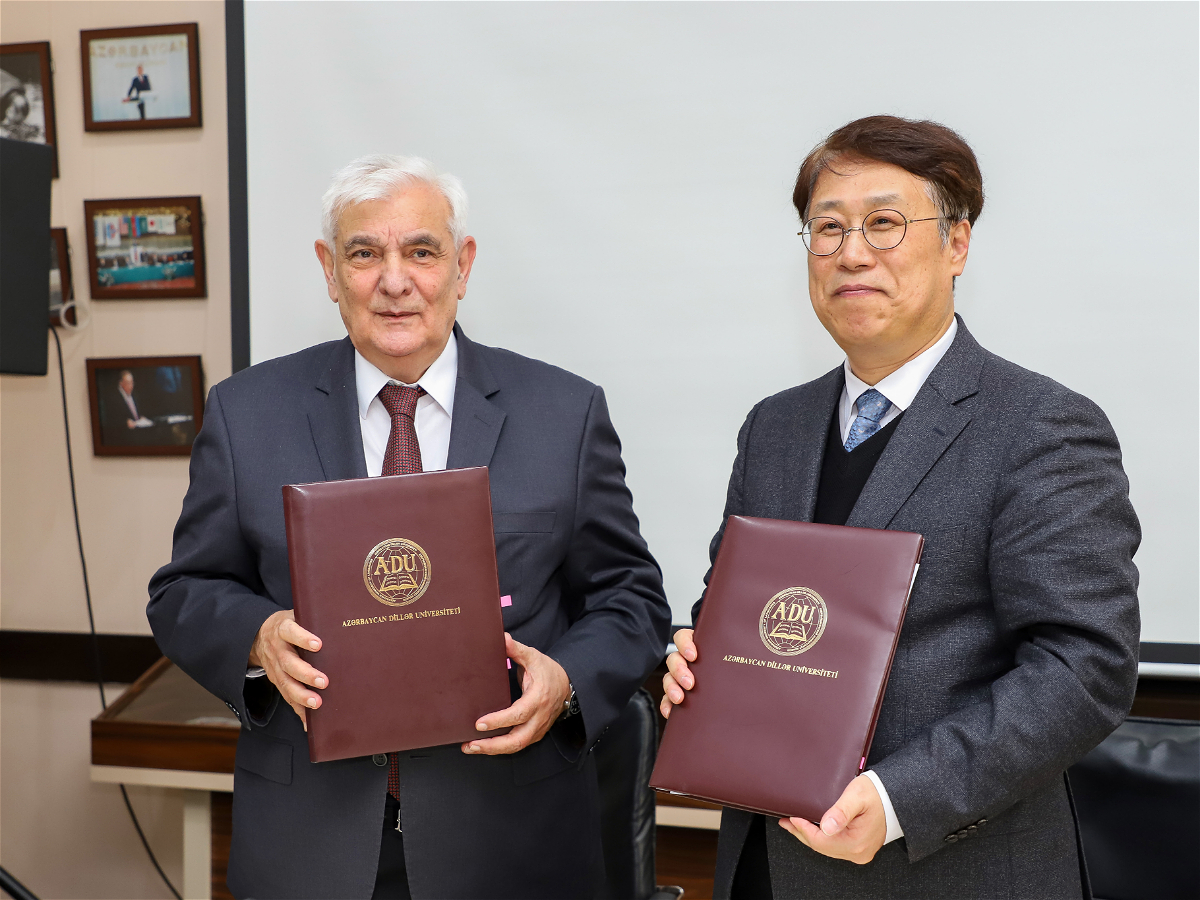 ADU və Cənubi Koreyanın Sunqşil Universiteti arasında Anlaşma Memorandumu imzalanıb 