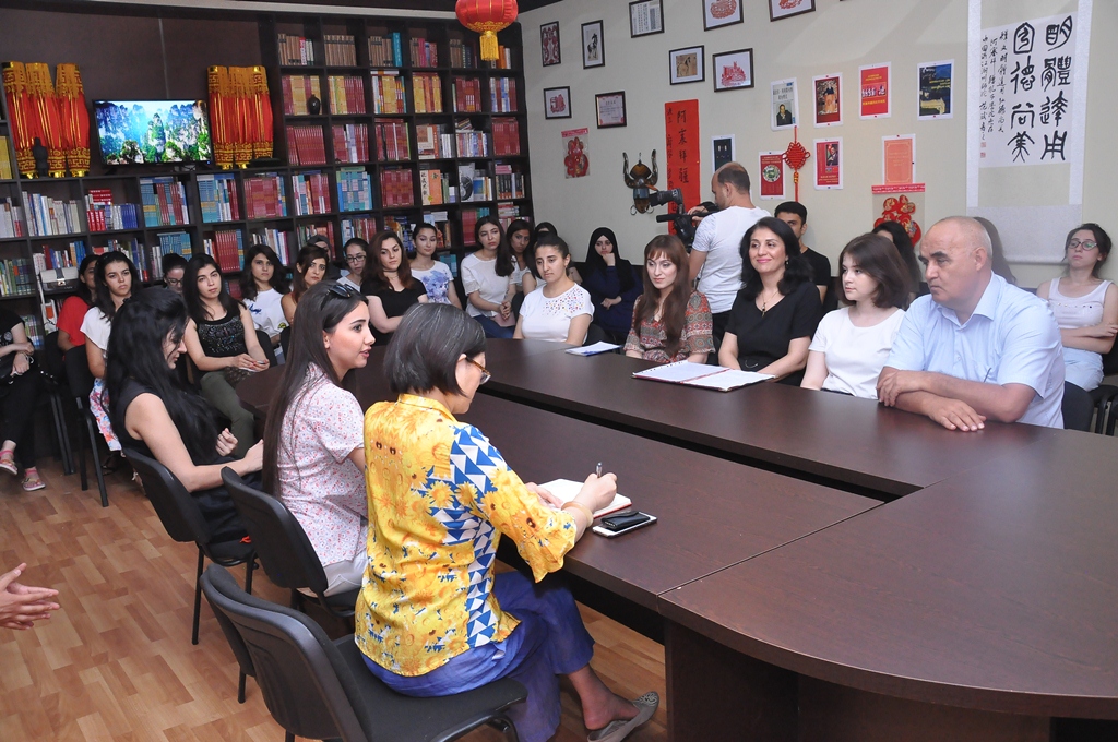 An event titled "China in the eyes of Azerbaijani students" was held at AUL
