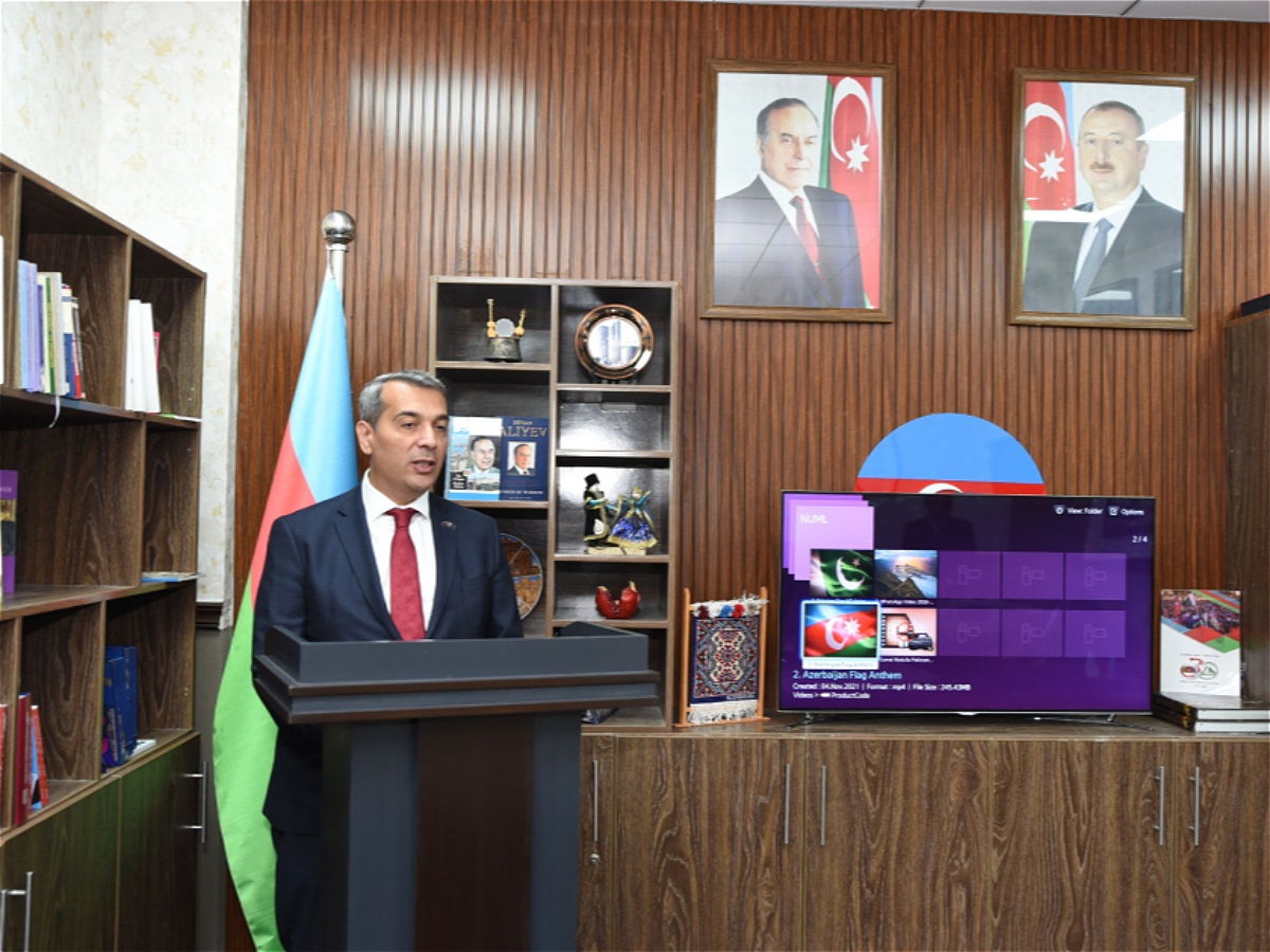 The Azerbaijan Language and Culture Center in Pakistan has been renovated