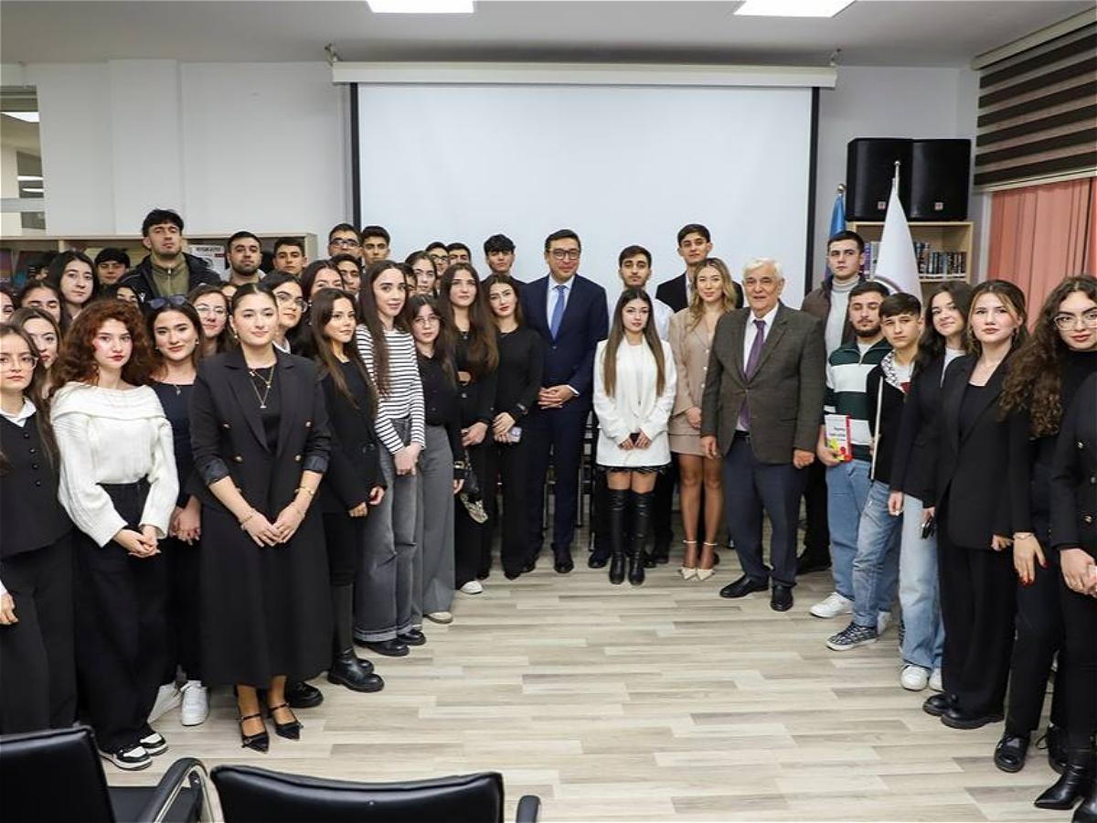 Minister of Youth and Sports Farid Gayibov Meets with AUL Students
