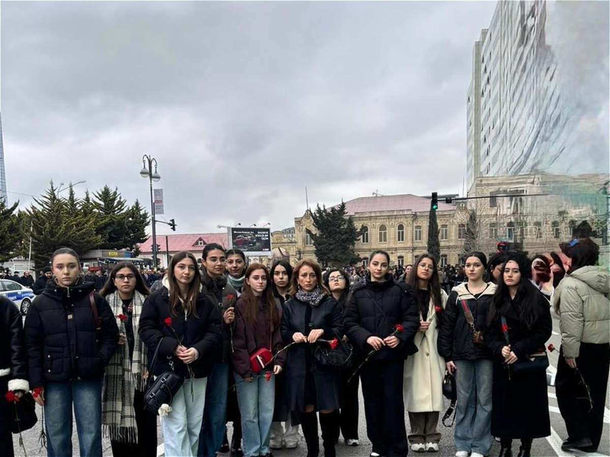 Students of the Faculty of English and French Languages visited the Khojaly Genocide Monument