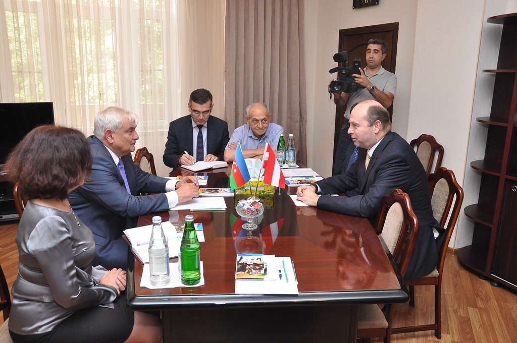 Rector of AUL Kamal Abdulla met with the ambassador of Austria