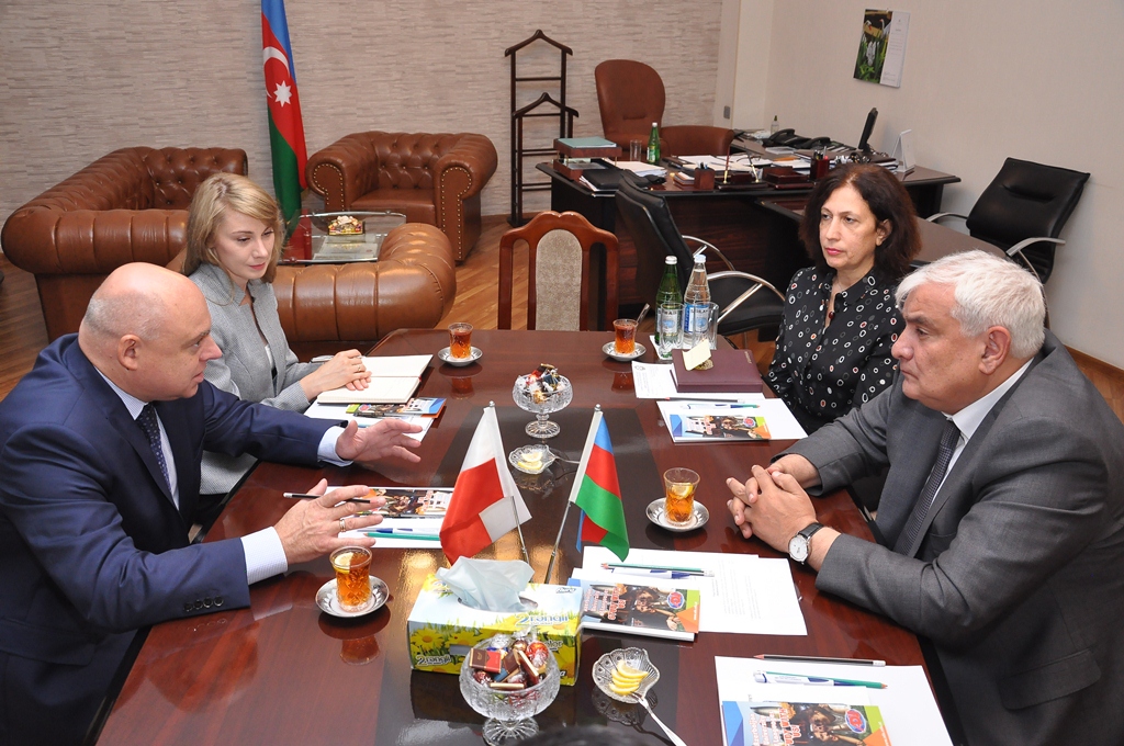 AUL's rector met with Polish ambassador to Azerbaijan
