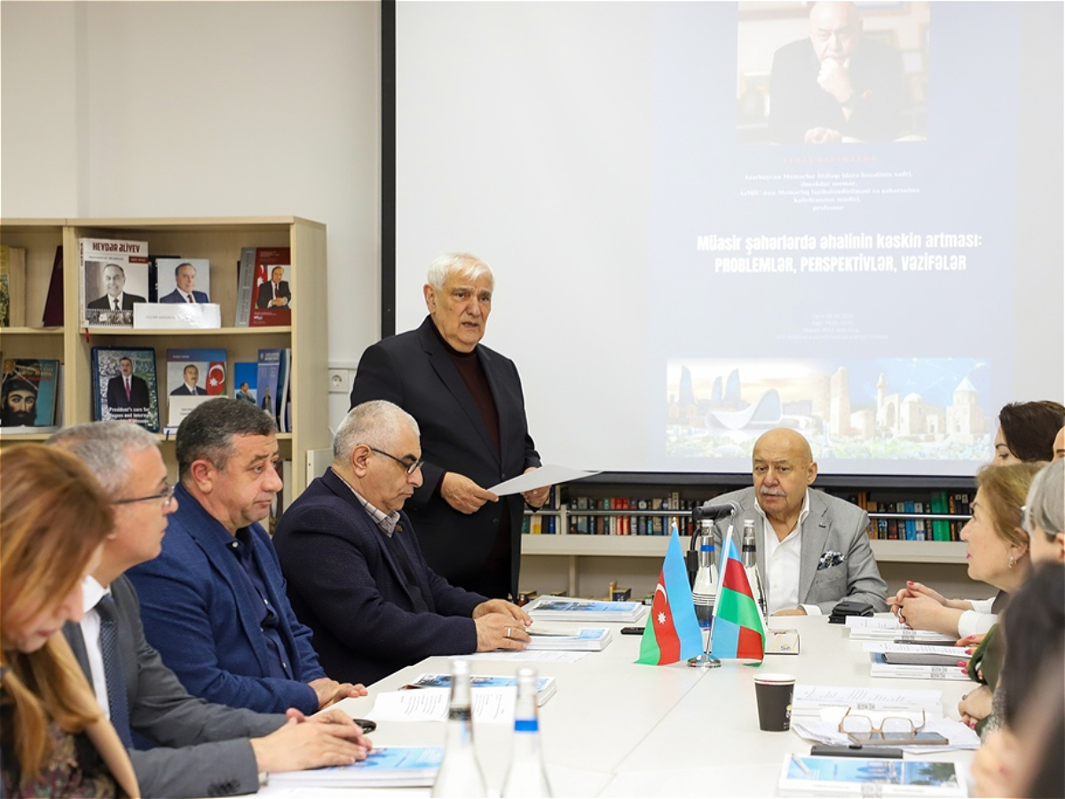 A scientific seminar was held at AUL with the participation of Elbay Gasimzade, Chairman of the Union of Architects