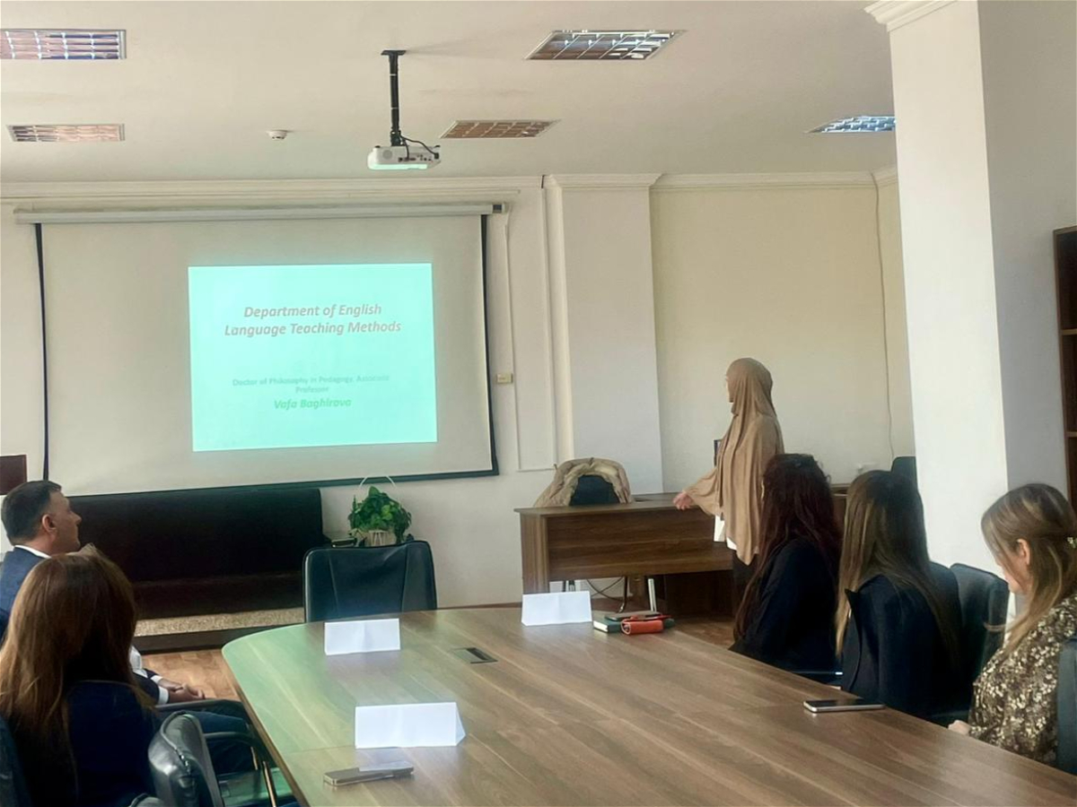 ADU-da akademik yazı bacarıqlarının inkişafına həsr olunmuş seminar keçirilib