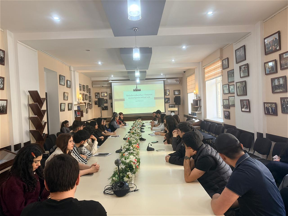 An event titled “The Nakhchivan School of Architecture: Development Trends from the Past to the Present Day” was held