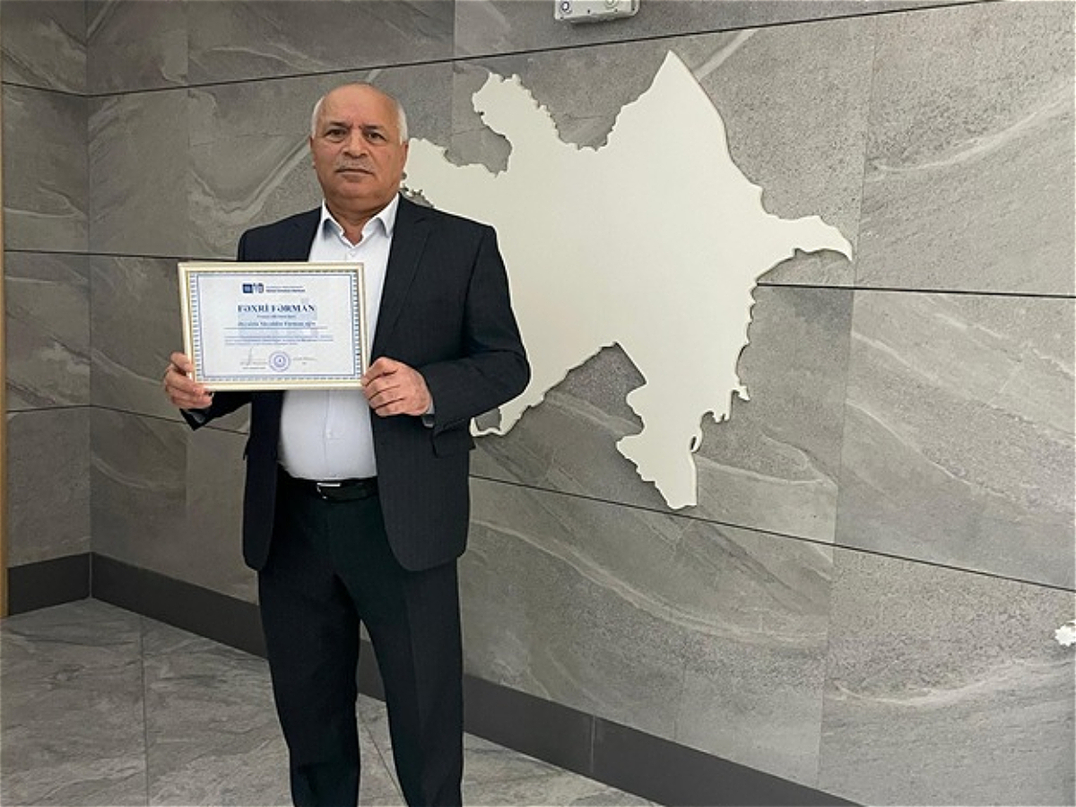 Sücəddin Əyyublu awarded honorary diploma on the occasion of the 10th anniversary of DİM