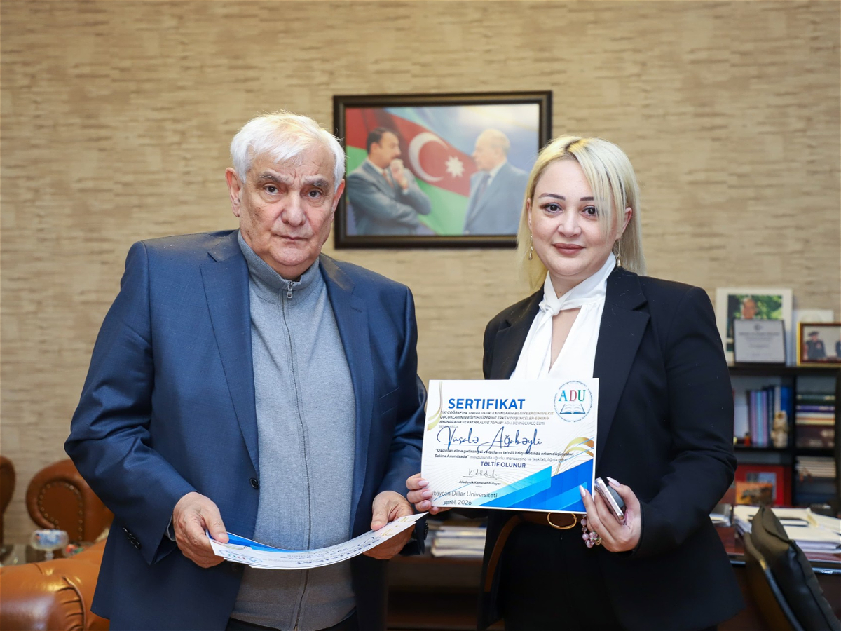 Beynəlxalq elmi seminar iştirakçılarına sertifikatlar təqdim olunub