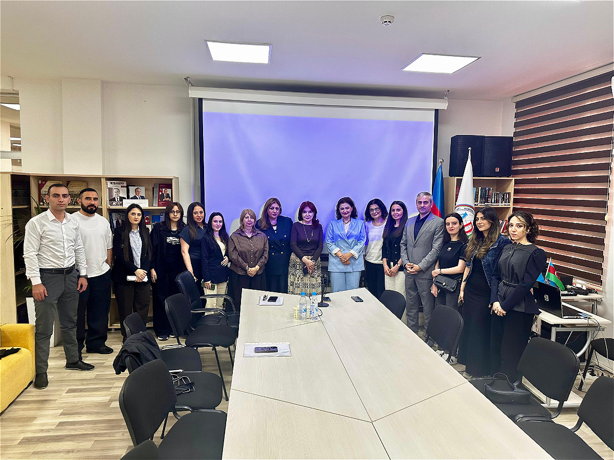 A master class was held for students at Azerbaijan University of Languages