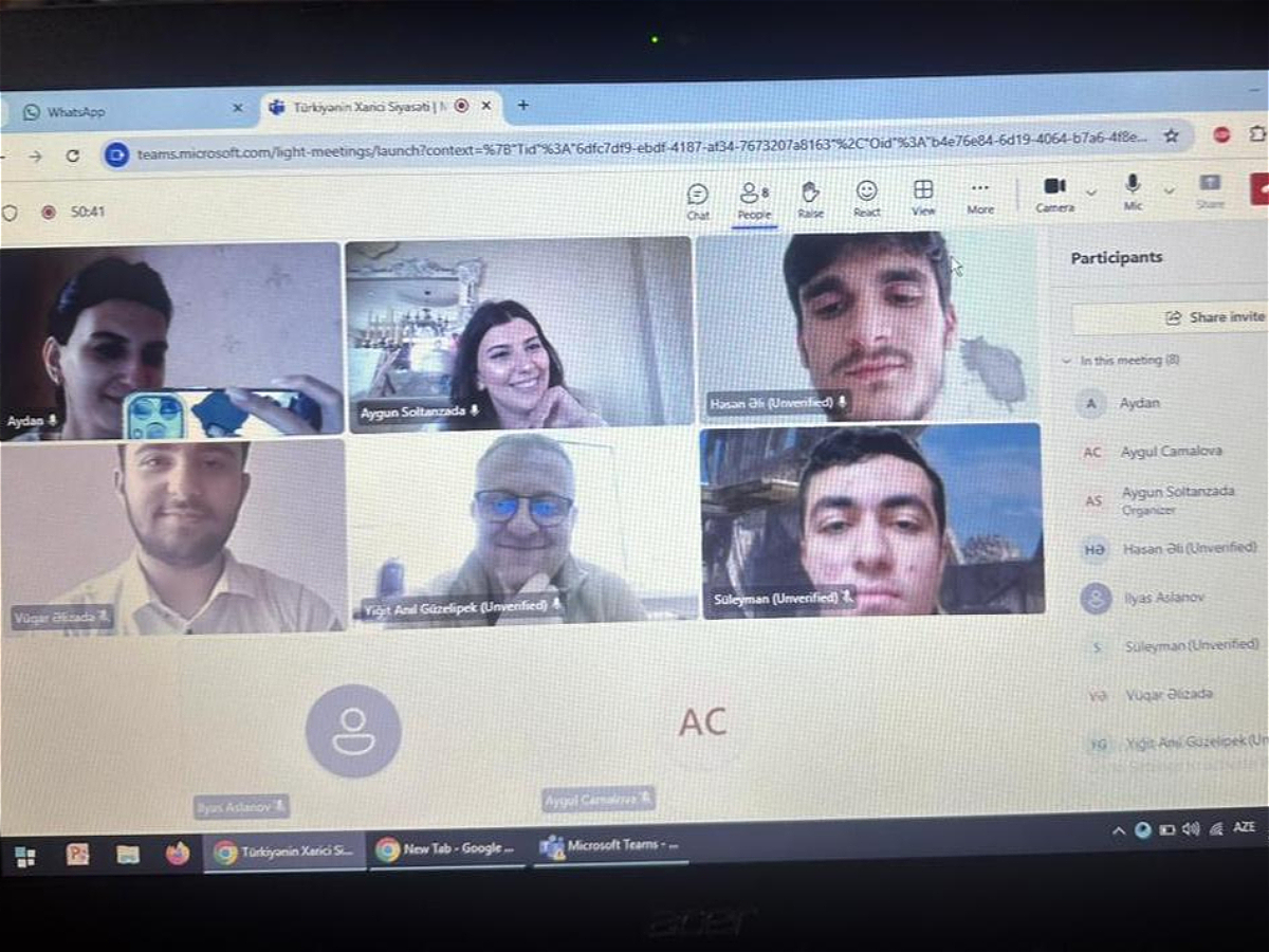 An Online Joint Lecture on Turkish Foreign Policy Was Held at AUL