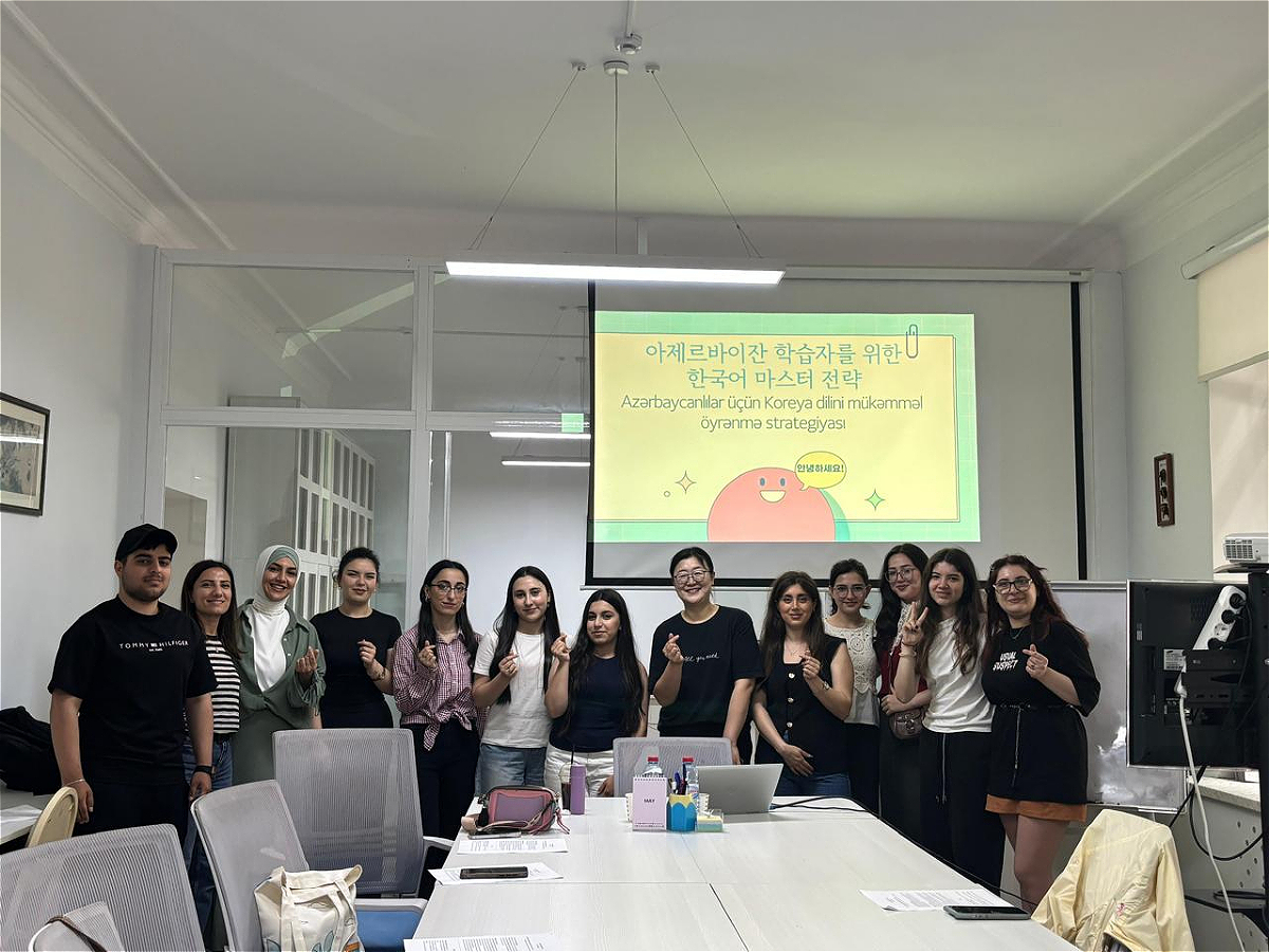 Interactive Lecture Held for Students Studying the Korean Language