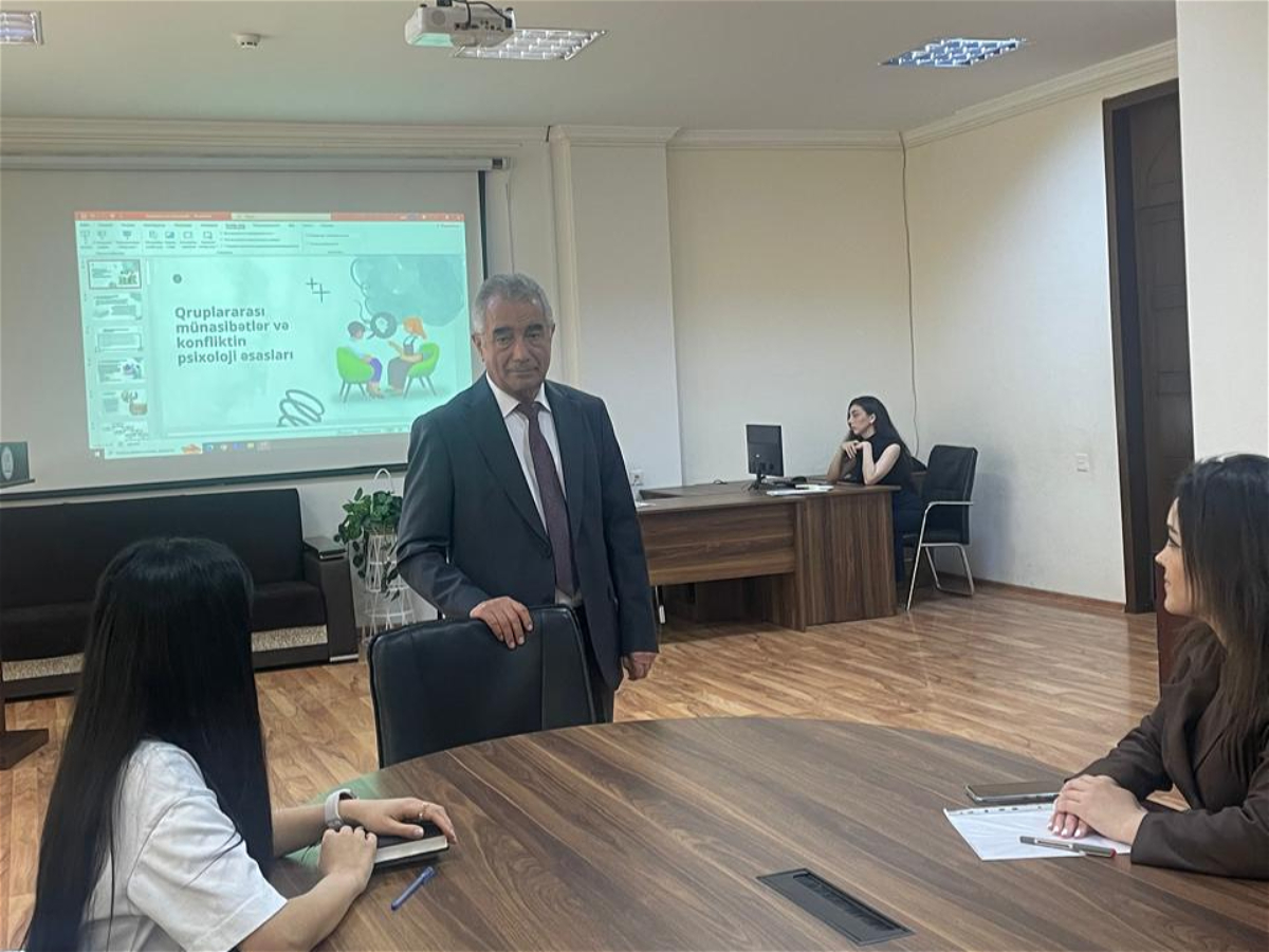 ADU-da “Qruplararası münasibətlərin psixologiyası” mövzusunda seminar keçirilib