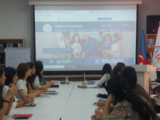 ADU-nun Elmi Kitabxana və İnformasiya Xidməti Mərkəzi Filologiya fakültəsinin birinci kurs tələbələri ilə görüşüb