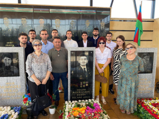 AUL Staff Pay Tribute to Martyr and Graduate Elvin Bayramov
