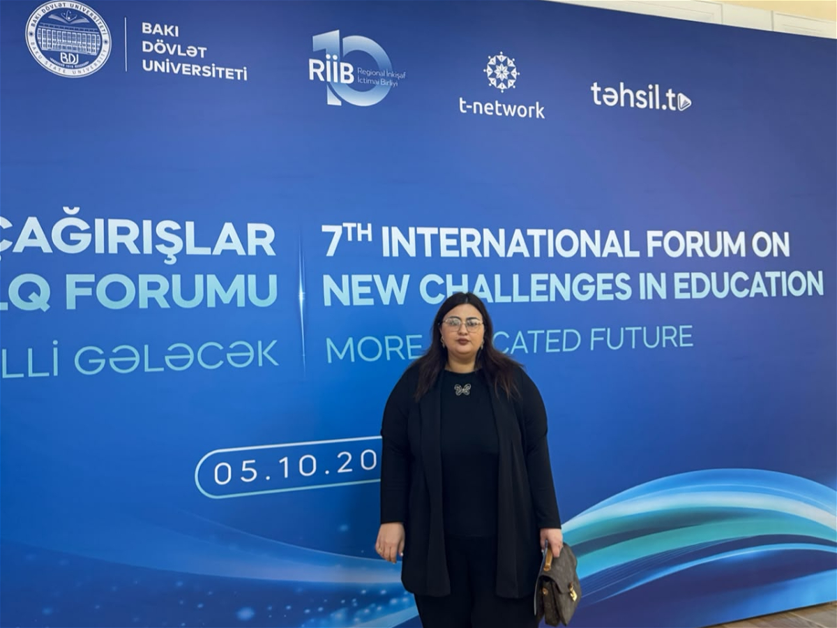 ADU müəllimi beynəlxalq forumda iştirak edib