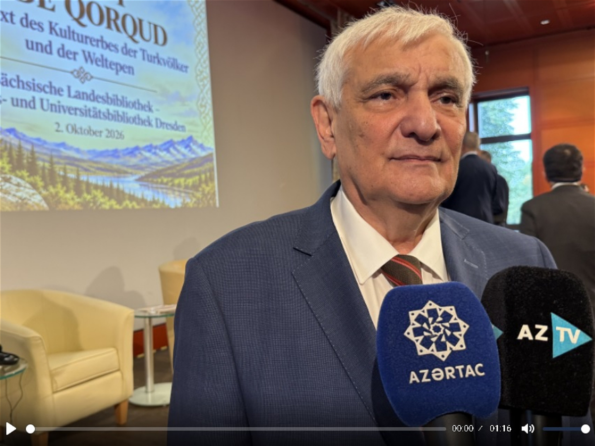 Akademik Kamal Abdulla: Drezdendə “Kitabi-Dədə Qorqud”la bağlı simpoziumun keçirilməsi mühüm hadisədir