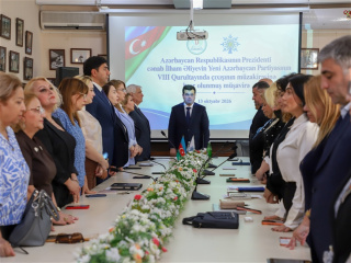ADU-da Prezident İlham Əliyevin Yeni Azərbaycan Partiyasının VIII Qurultayında çıxışının müzakirəsinə həsr olunmuş müşavirə keçirilib
