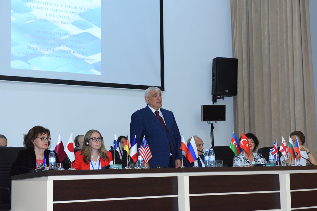 Opening of the III International Scientific Conference on “Modern Problems of Applied Linguistics” was held at AUL