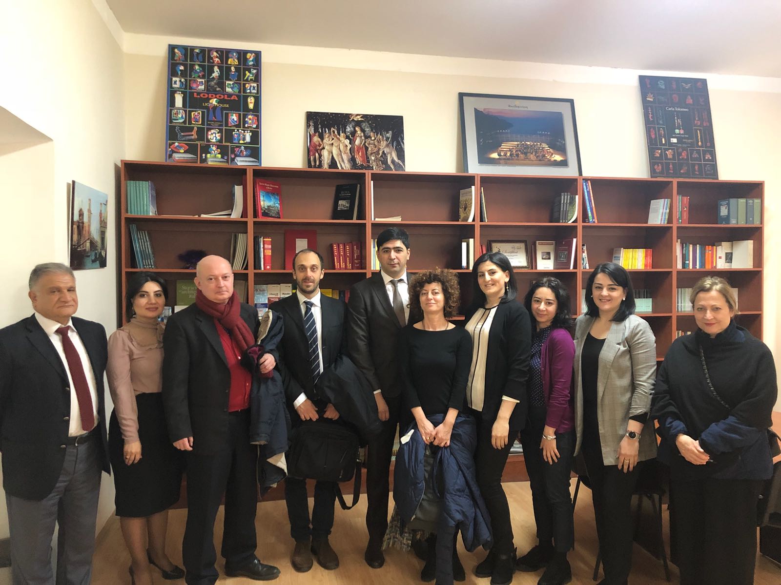 Delegation of the Italian Reporters Visited Azerbaijan University of Languages